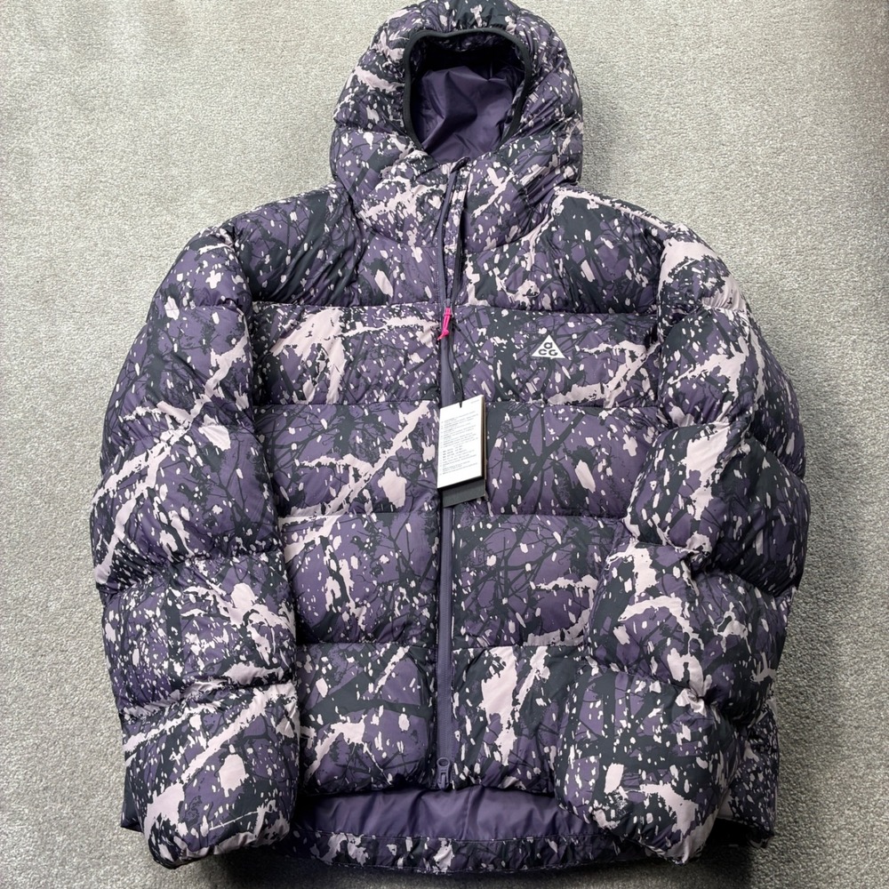 Nike ACG Therma-FIT ADV Puffer Jacket Mens Medium Purple Lunar Lake HF0033-573